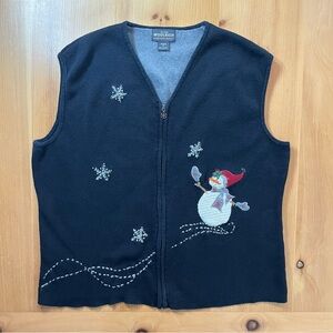 Woolrich women’s holiday vest in size XL.